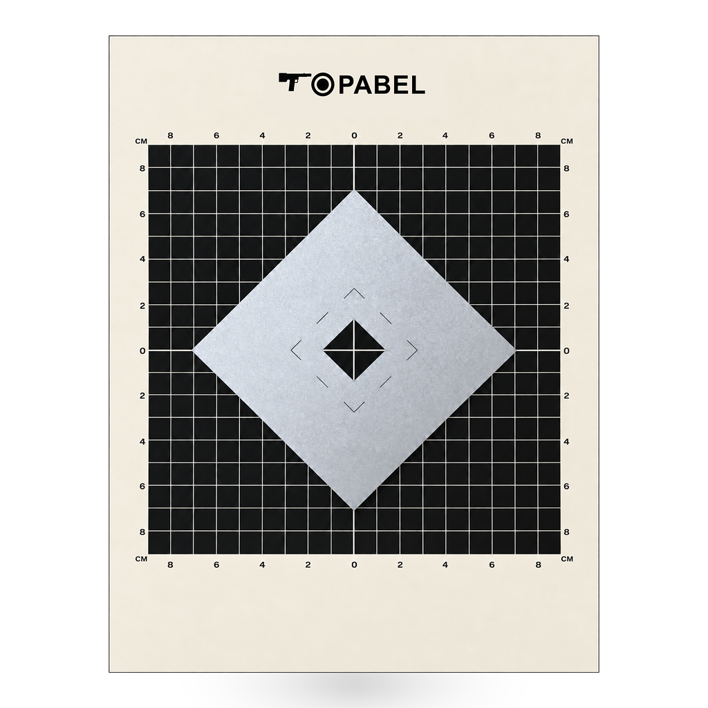 Topabel 9.5 × 12.25 Inch Thermal Scope Zeroing Target Kit, 3 Targets with Heater Packets