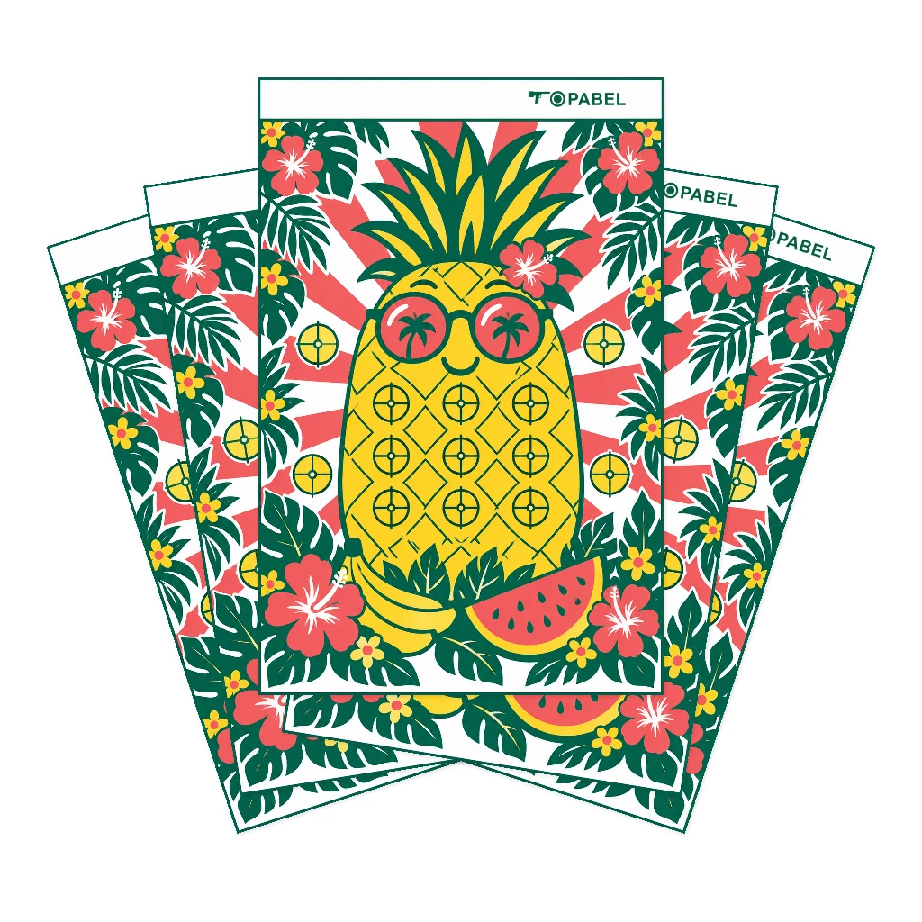 23 x 35 Inch Pineapple Shooting Targets on Paper - Custom Printing and Sizes