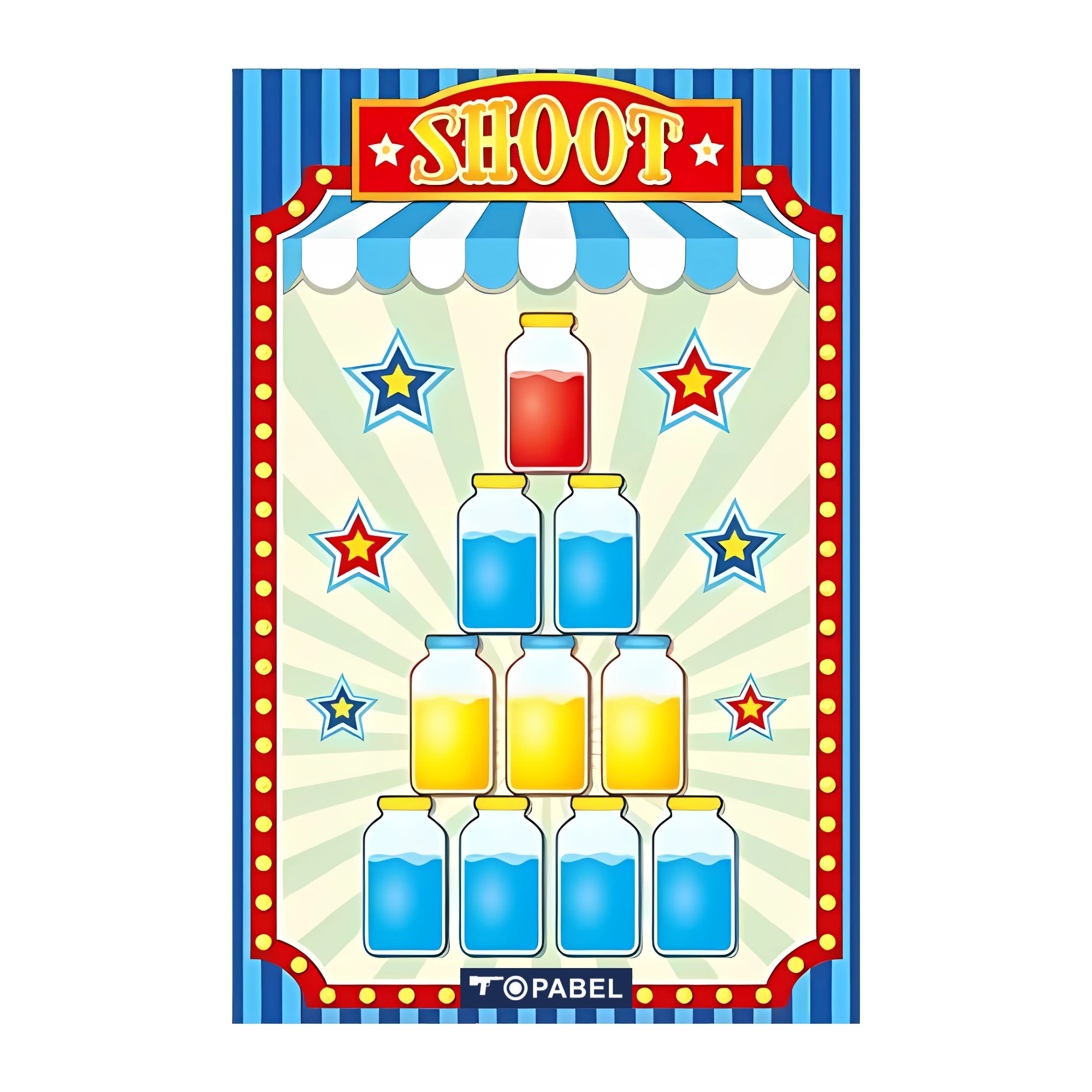 Bottle Stack Paper Targets, 23 x 35 Inch, for OEM/ODM Sourcing Projects