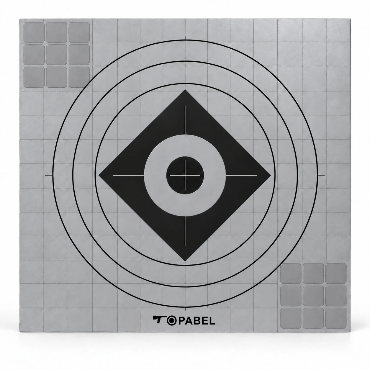12 × 12 Inch Adhesive Thermal Bullseye Targets, 3 Targets with Repair Pasters