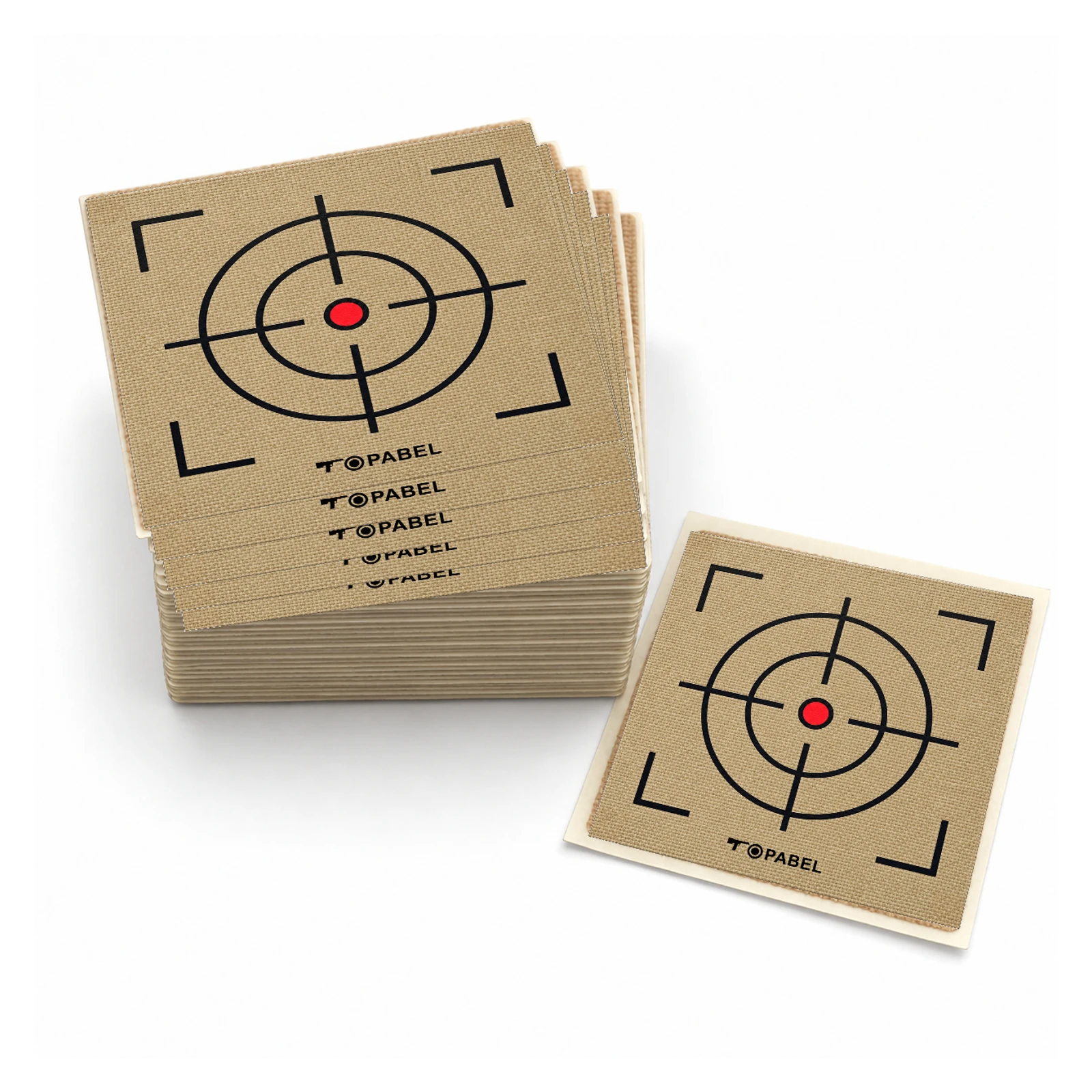 Custom Printed 3 Inch Thermal Zeroing Target Stickers, 30 Pack