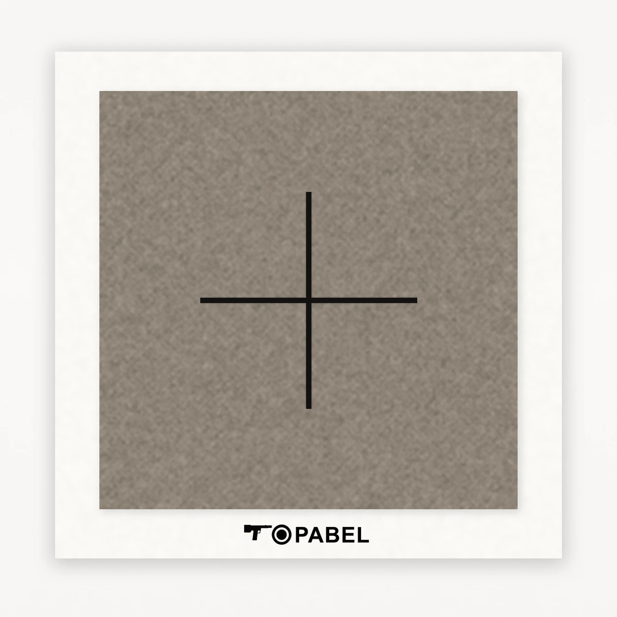 Topabel 4 × 4 Inch Self-Adhesive Thermal Cross Target, 30 Sheets