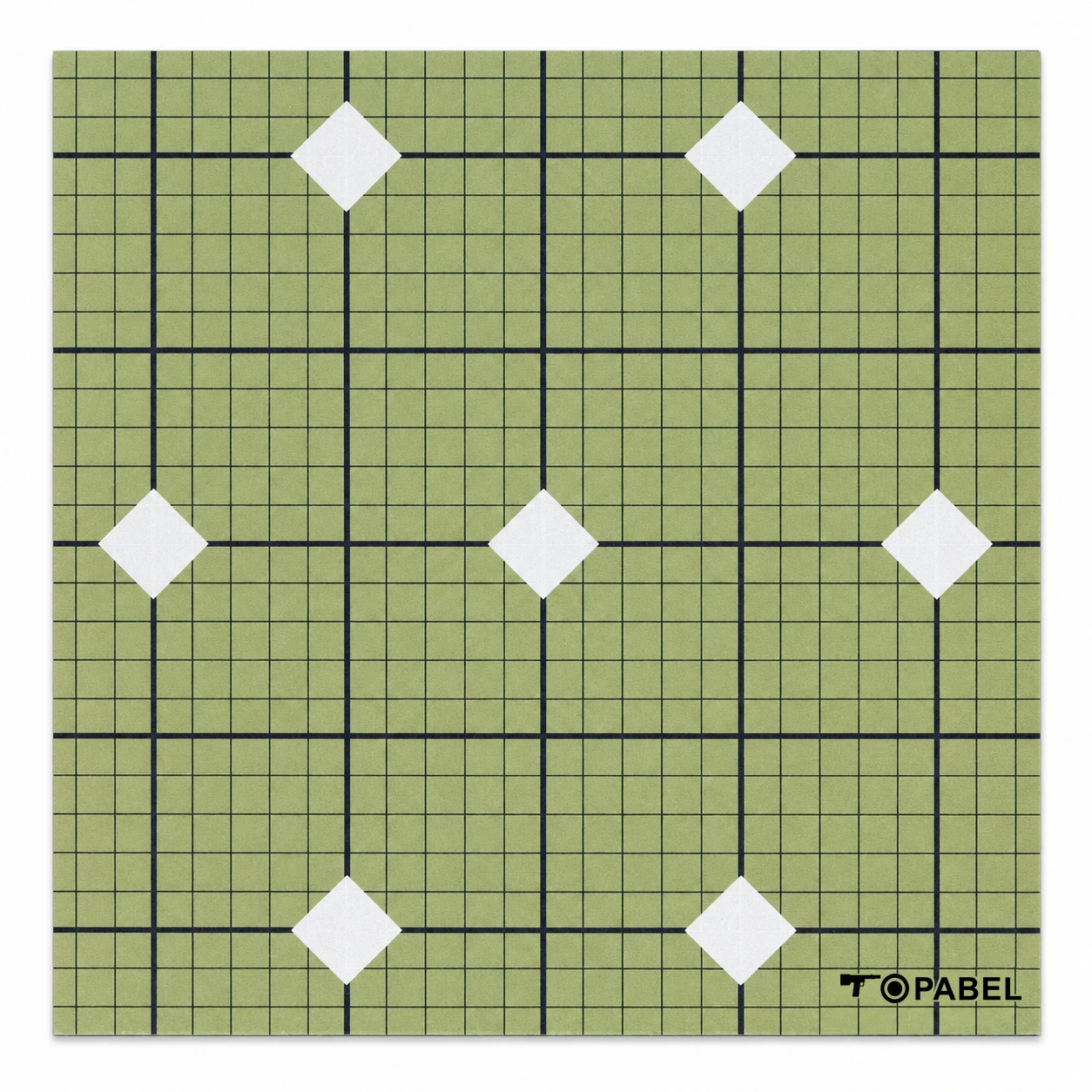Seven-Diamond Thermal Targets for Thermal Scopes, 10 x 10 Inch - Five Sheets with Backers - Custom Sizes
