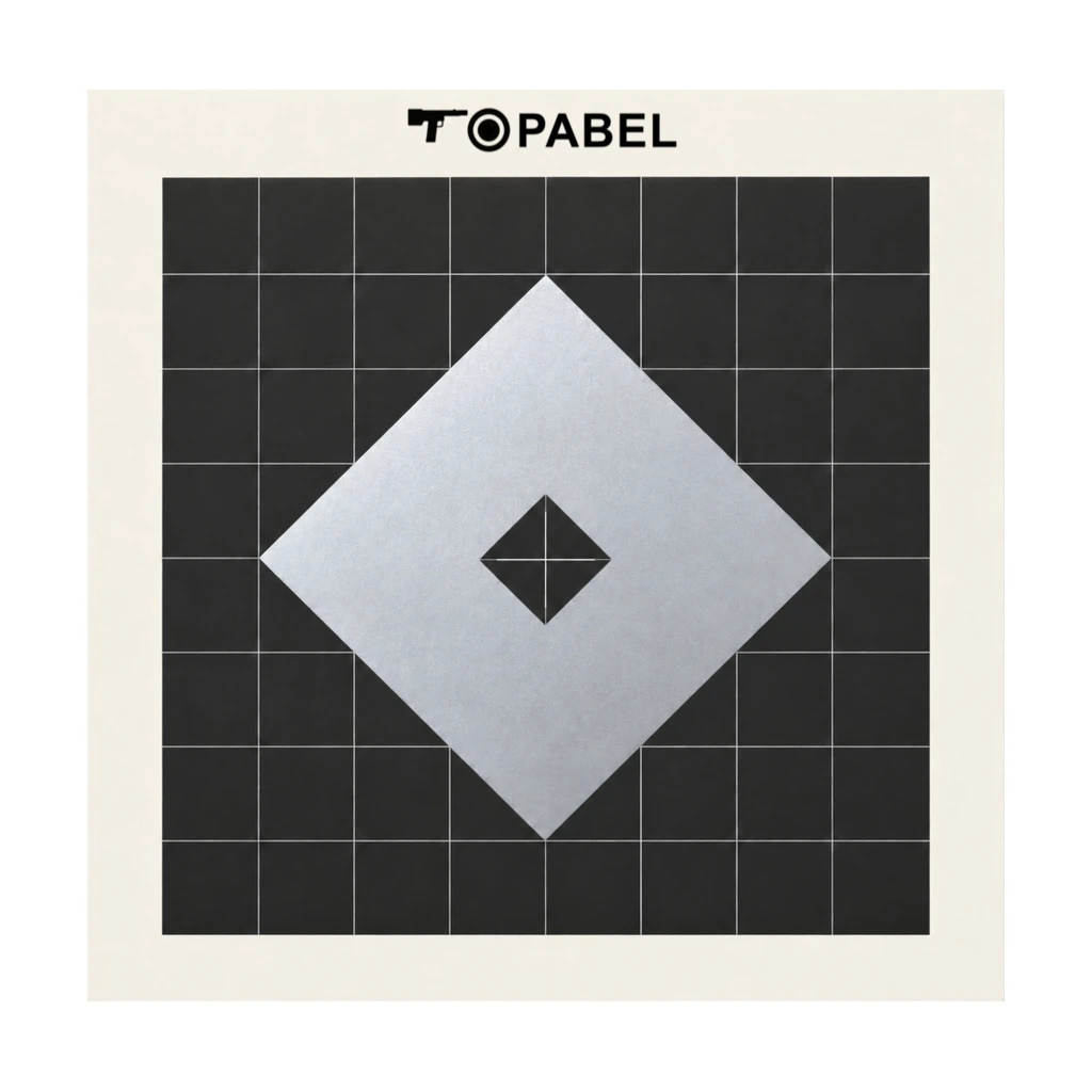 12 × 12 Inch Thermal Zeroing Grid Target with Heater Packets