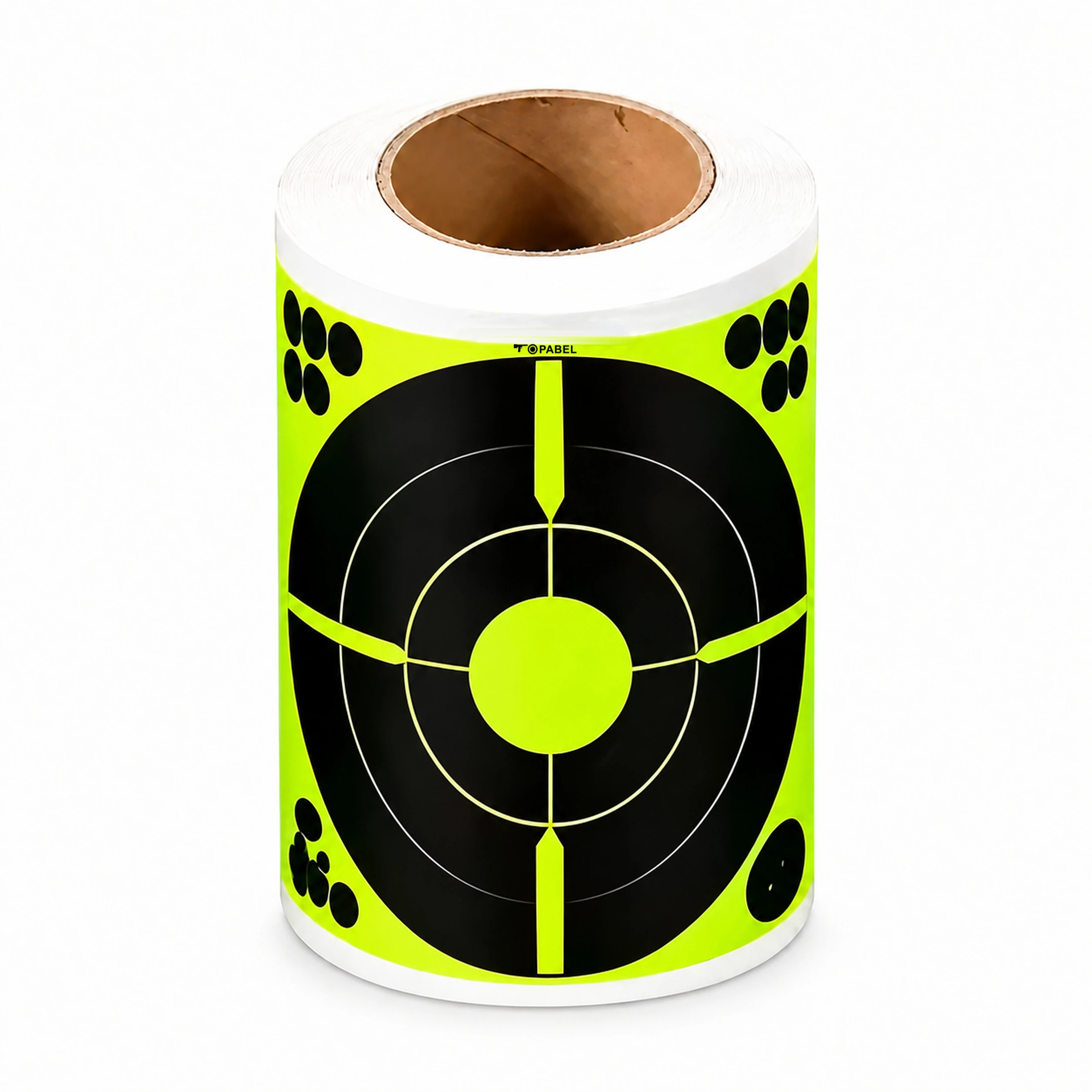Crosshair Splatter Target Rolls with Repair Patches, 3 Inch - Customizable Format