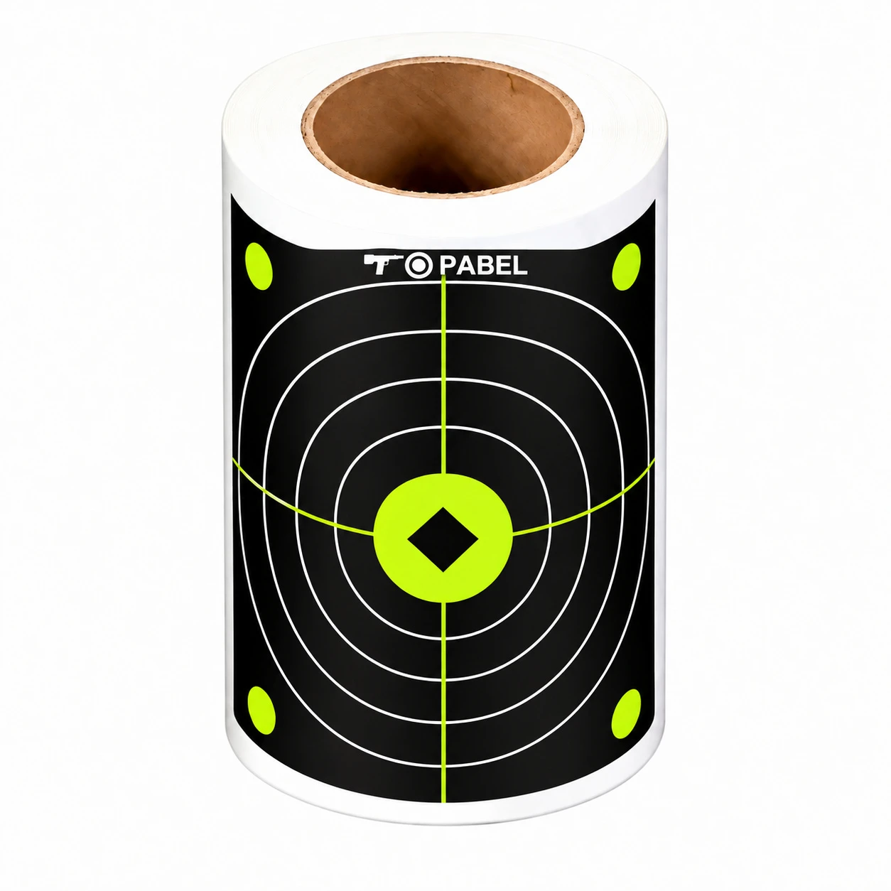 Crosshair Bullseye Target Rolls with Diamond Detail, 3 Inch - Customizable Sticker Format