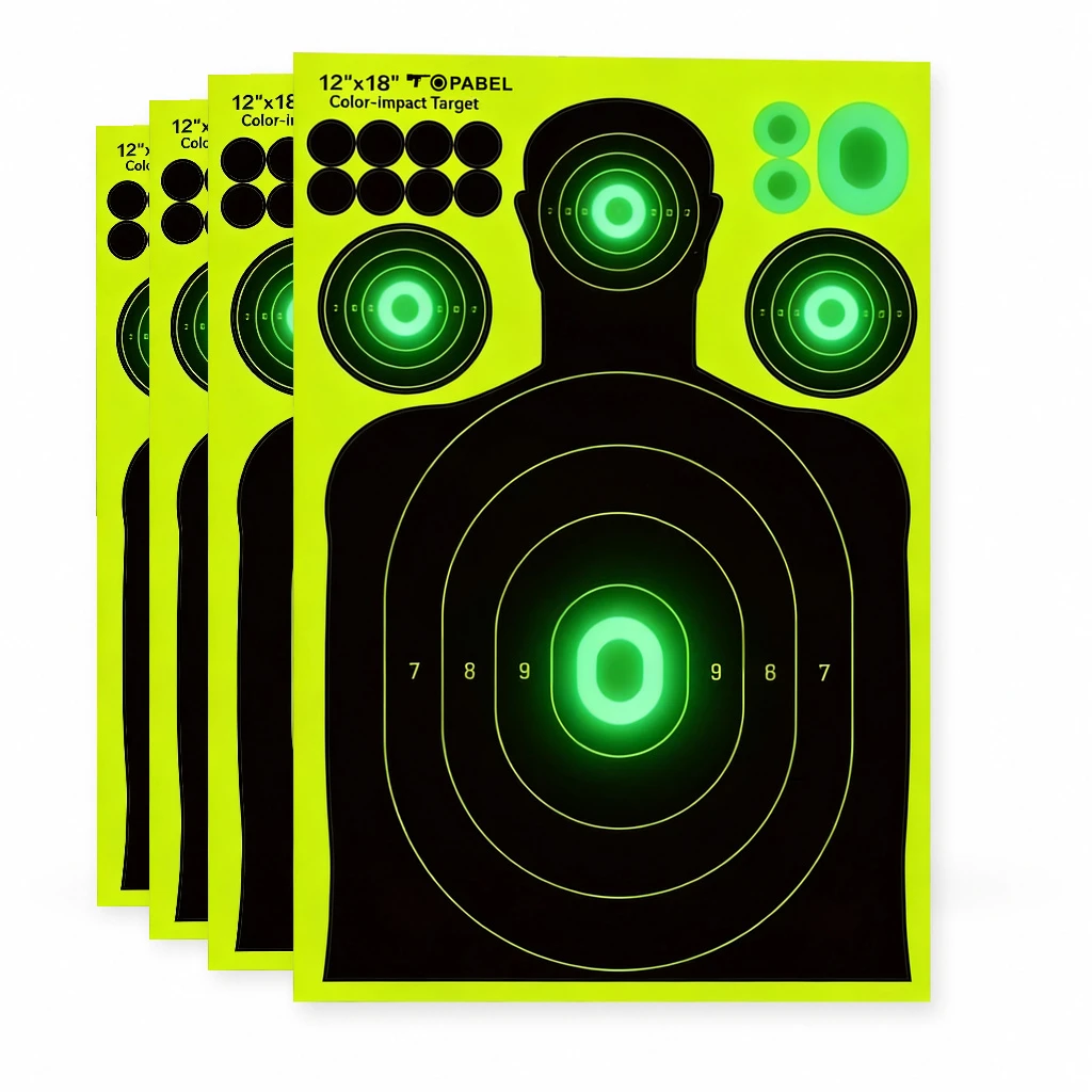 12 x 18 Inch Reactive Silhouette Stickers for Ranges with Custom Logo