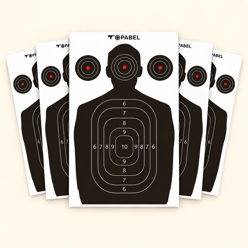 Topabel 12 × 18 Inch Paper Silhouette Shooting Targets